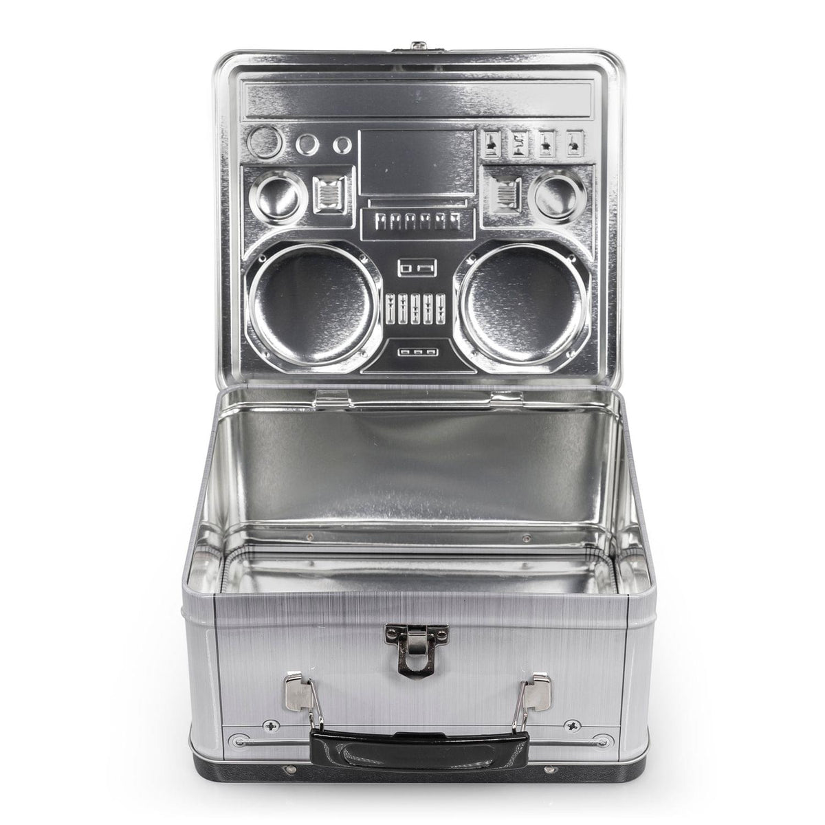 80s Boombox Radio Retro Metal Lunchbox