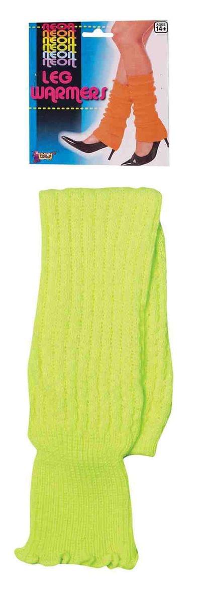 Neon Green Adult Costume Leg Warmers