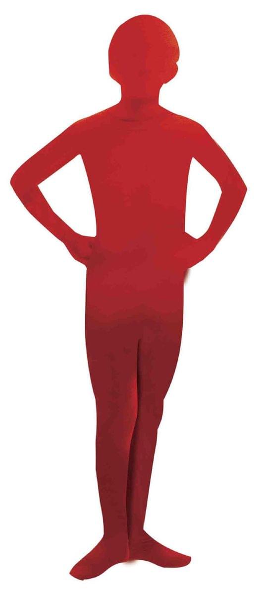Invisible Man Child Costume Red Skin Suit Large