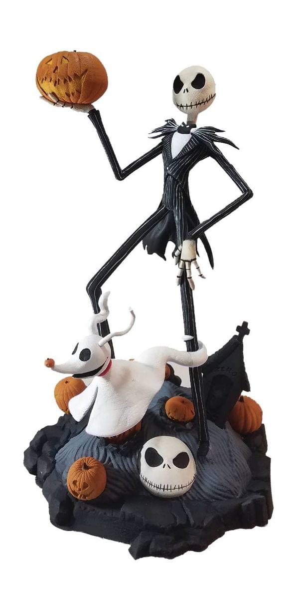 Nightmare Before Christmas Jack & Zero Finders Keypers 10" PVC Statue