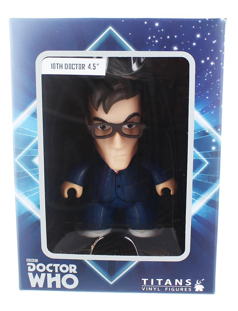 Doctor Who Titan 10th Doctor with Blue Pinstripe Suit 6.5" Vinyl Figure