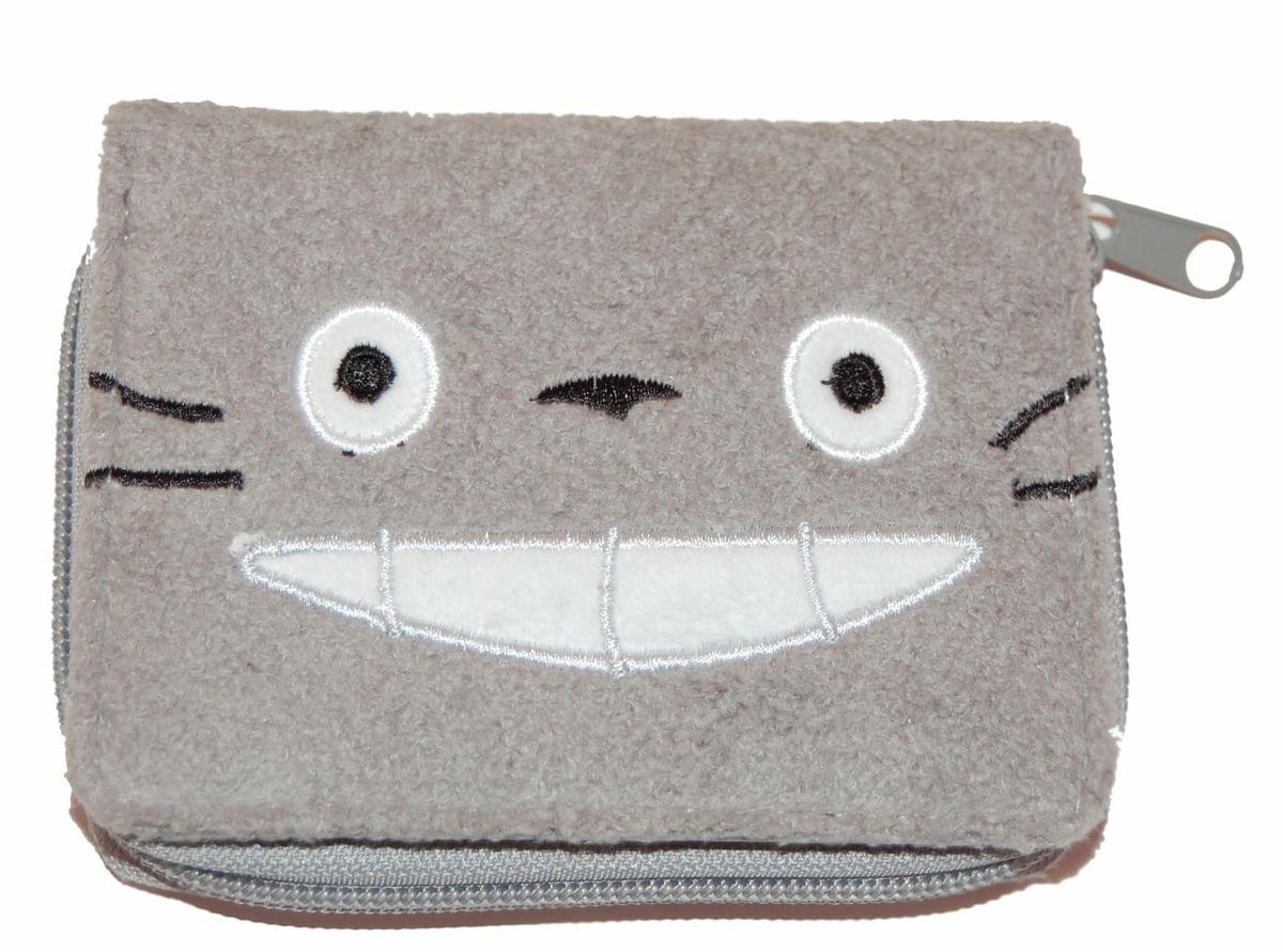 My Neighbor Totoro Plush Gray Wallet
