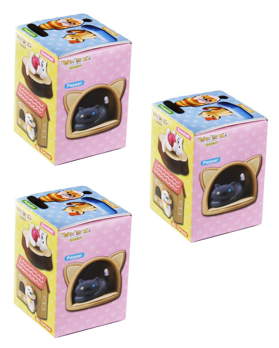 Neko Atsume: Kitty Collector Mascot Blind Box Mini Figure, Lot of 3