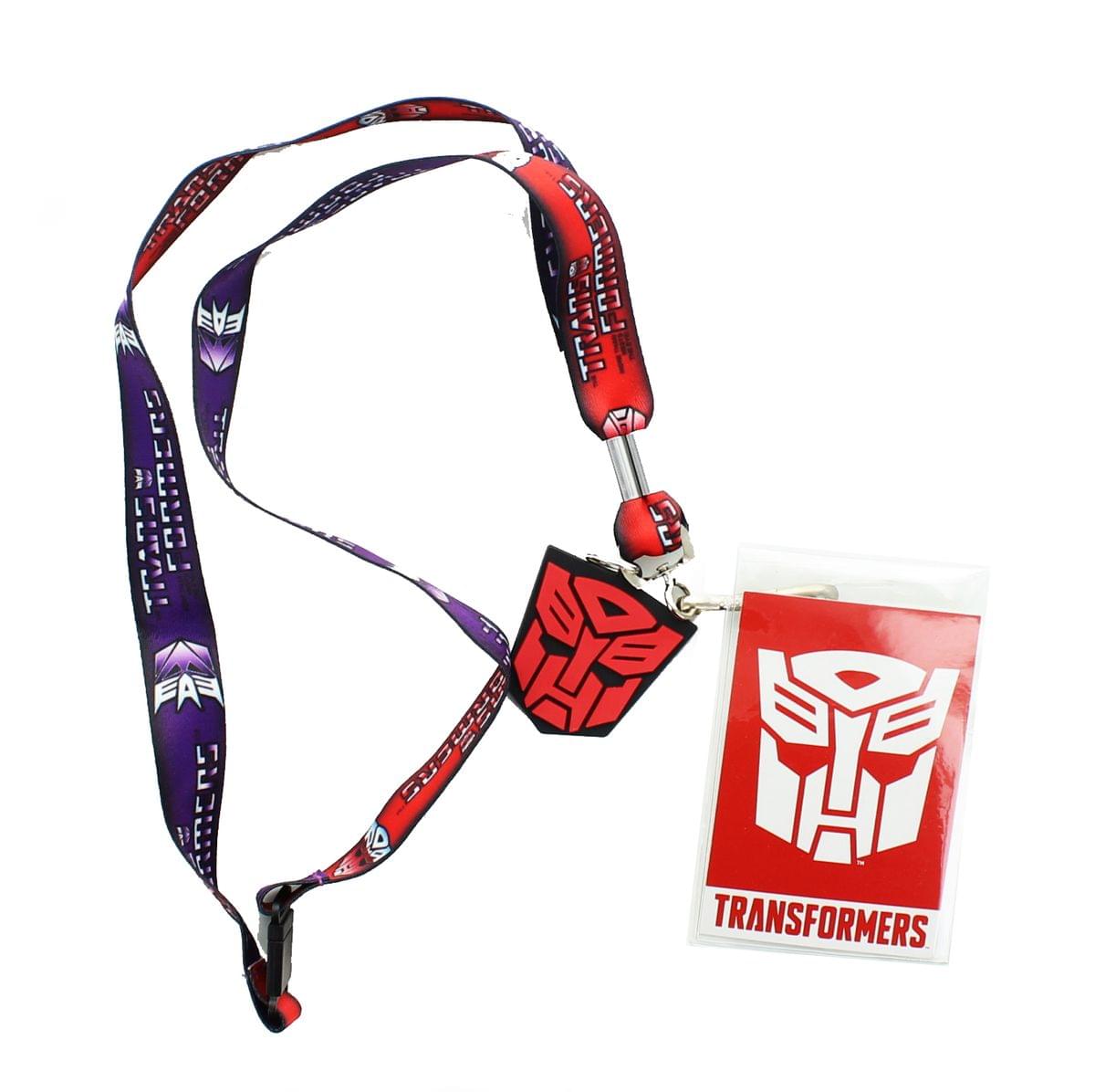 Bioworld Transformers Reversible Autobot Decepticon Lanyard