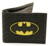 Batman Shield Black Rubber Bifold Wallet