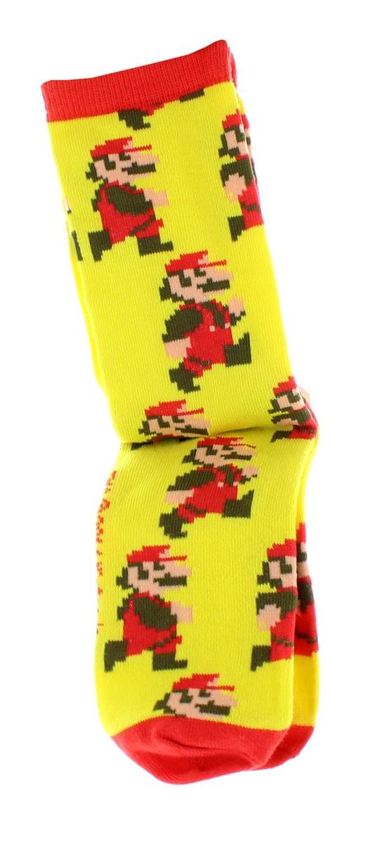 Super Mario Bros. Jumping Mario Crew Socks