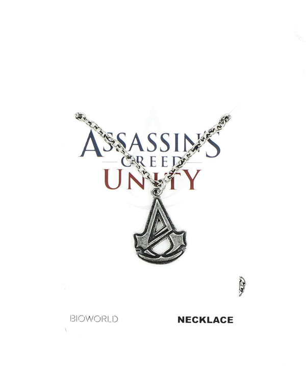 Assassin's Creed Unity Logo Silver Necklace