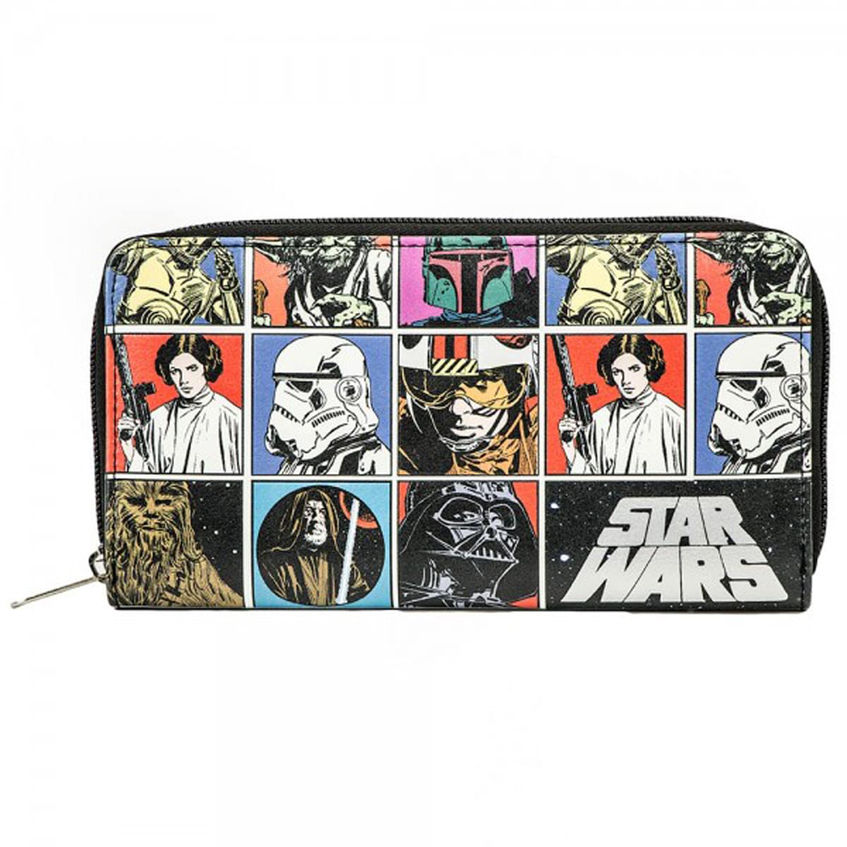 Star Wars Characters Zip Around Wallet