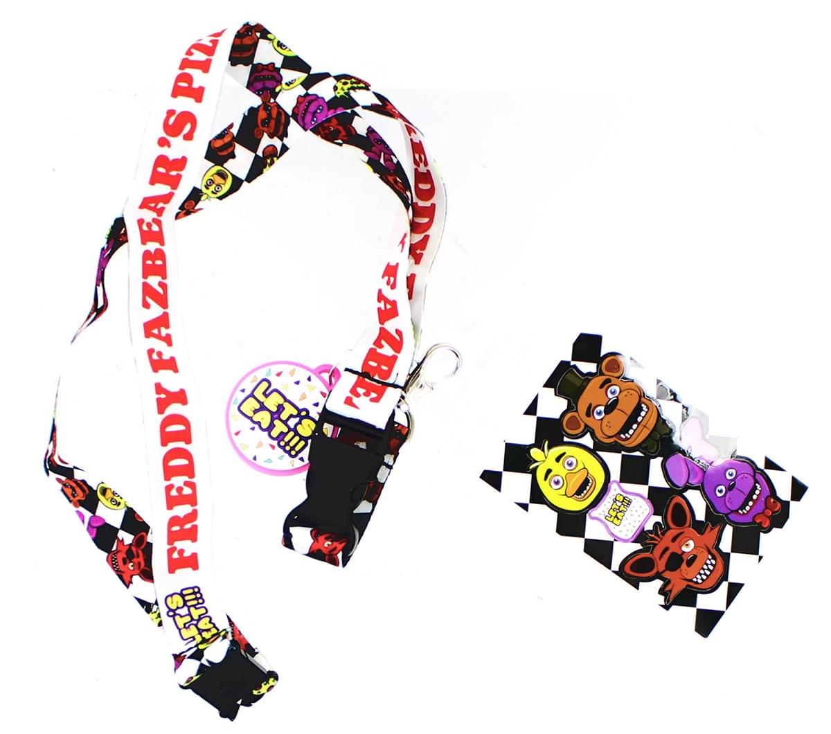 Five Nights at Freddy's Freddy Fazbear Lanyard and Bi-Fold Wallet Bundle