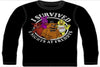 Five Nights at Freddys "I Survived" Black Youth Long Sleeve Tee Small