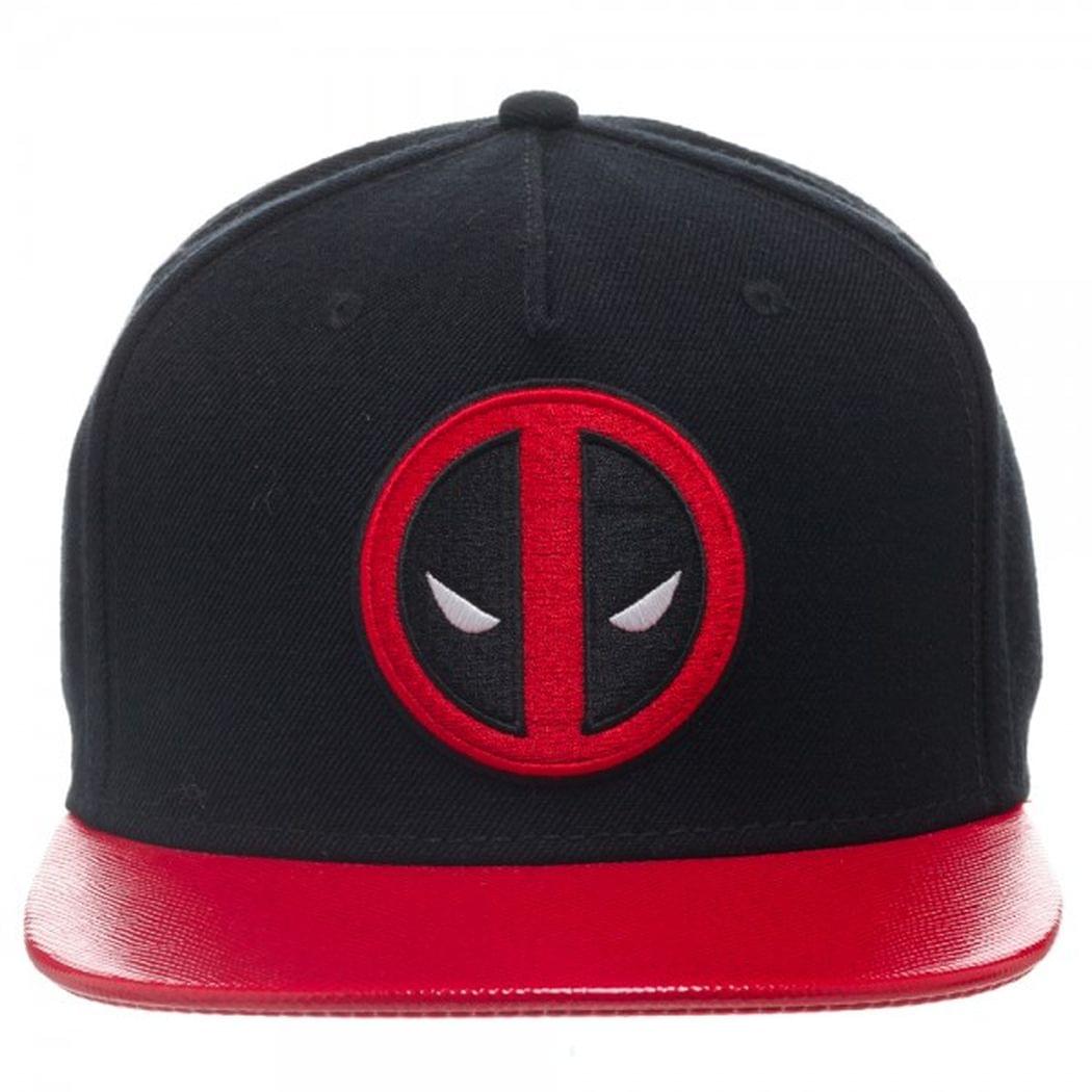 Marvel Deadpool Logo Black Snapback Hat