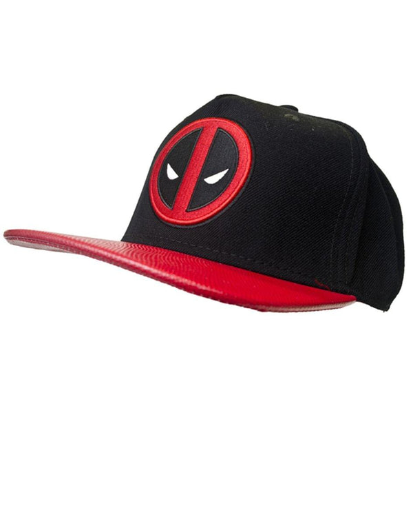 Marvel Deadpool Logo Black Snapback Hat