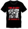 Five Nights at Freddys "Freddy" Black Men's T-Shirt Medium