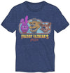 Five Nights at Freddys "Freddy Fazbear's Pizza" Blue Men's T-Shirt XX-Large
