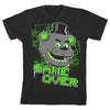 Five Nights at Freddy's "Game Over" Boy's Black T-Shirt: X-Large