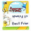 Adventure Time Jake & Finn "Best Friends" White Rubber Bracelet 2-Pack
