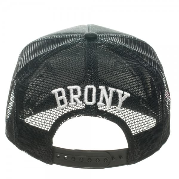 My Little Pony Rainbow Brony Black Foam Trucker Snap Cap Hat
