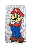 Nintendo Super Mario Juniors White Hinge Wallet