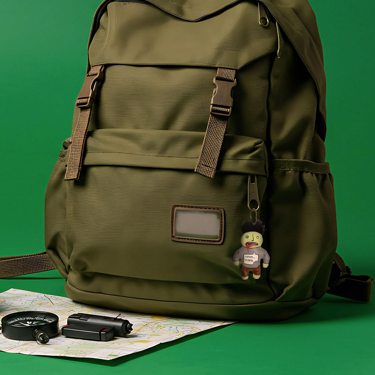 Zombie Plush Keychain