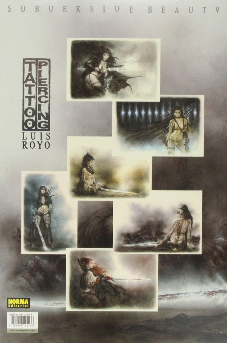 Luis Royo's Tattoo Piercing Art Print Portfolio