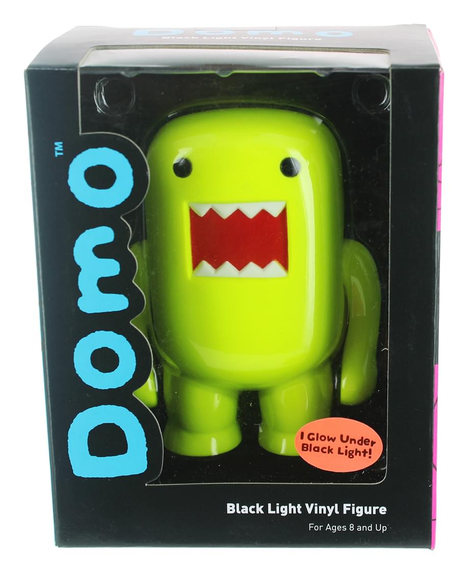 Domo Black Light Yellow 4" Vinyl Figure