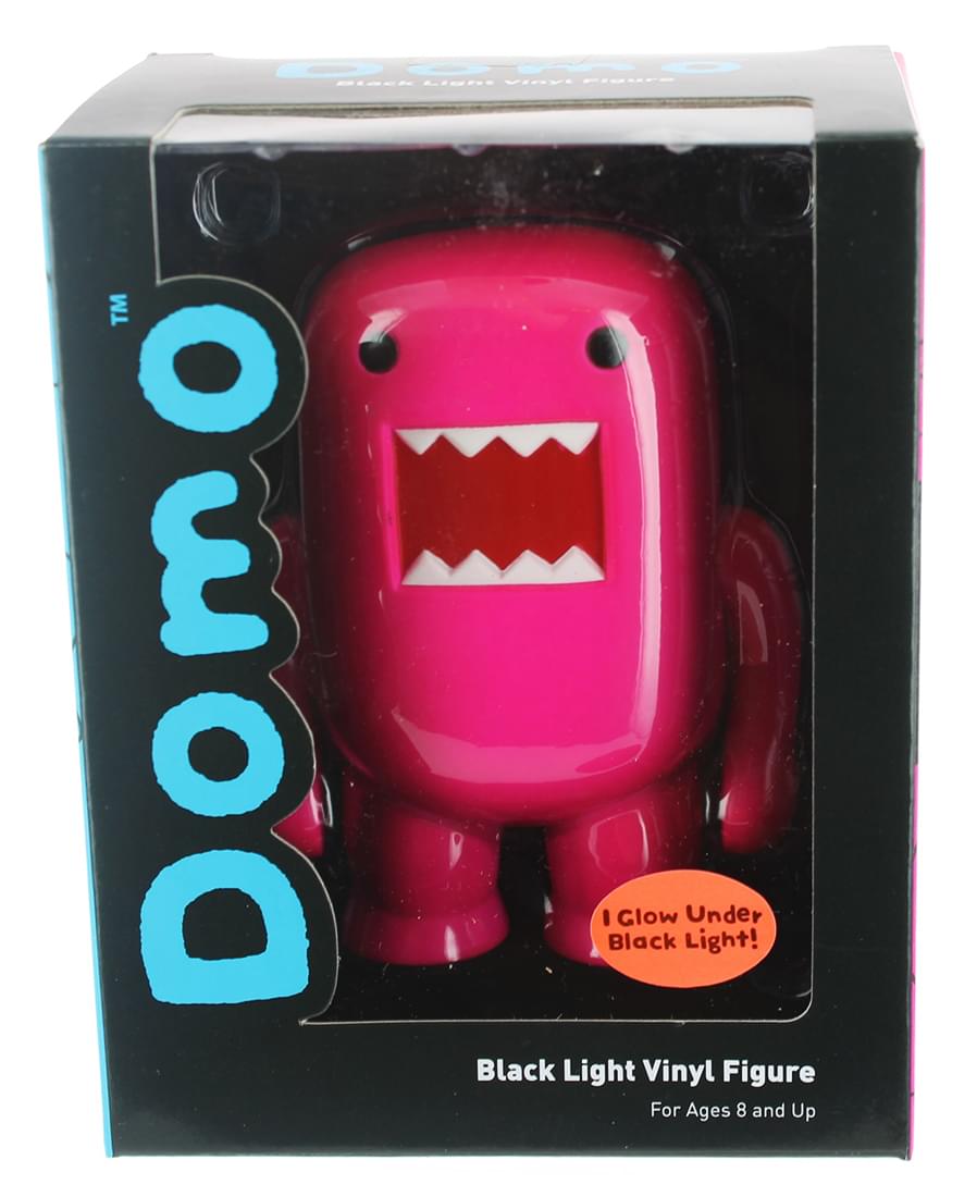 Domo Black Light Purple 4" Vinyl Figure