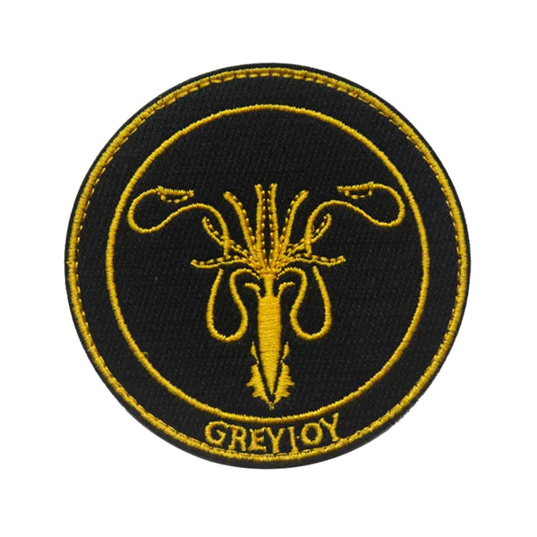 Game Of Thrones Embroidered Patch: Greyjoy