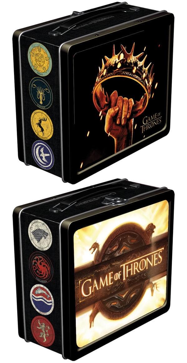 Game Of Thrones Logo Retro Metal Lunchbox