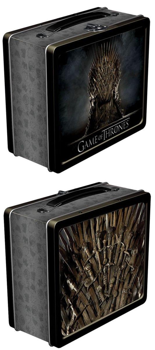Game Of Thrones Iron Throne Retro Metal Lunchbox
