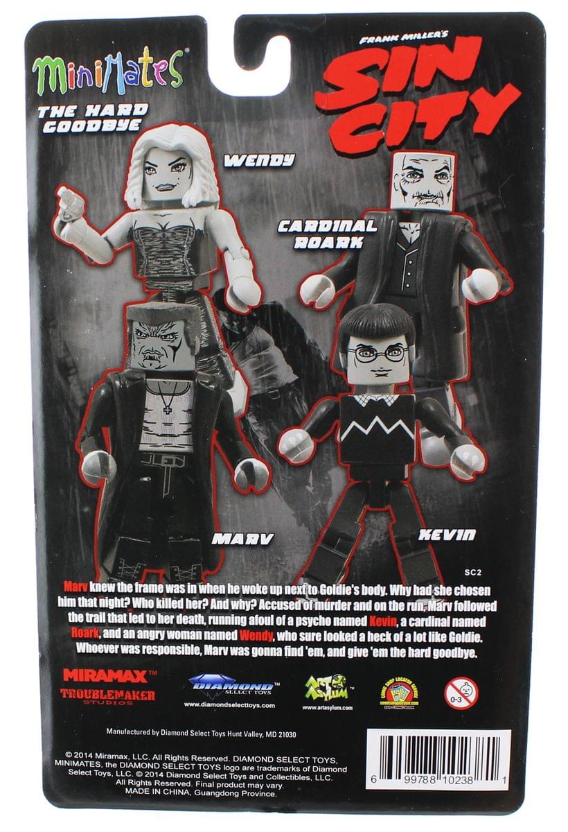 Sin City Minimates Series 2 "Hard Goodbye" Figure Set