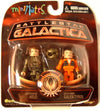 Battlestar Galactica Series 3 Minimates Lt. Helo & Galen Tyrol