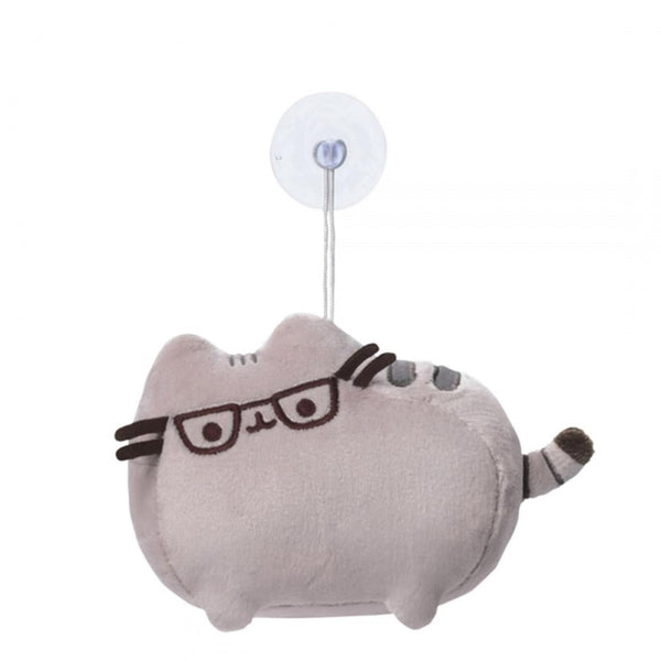 Pusheen The Cat with Glasses 6" Plush with Suction Cup