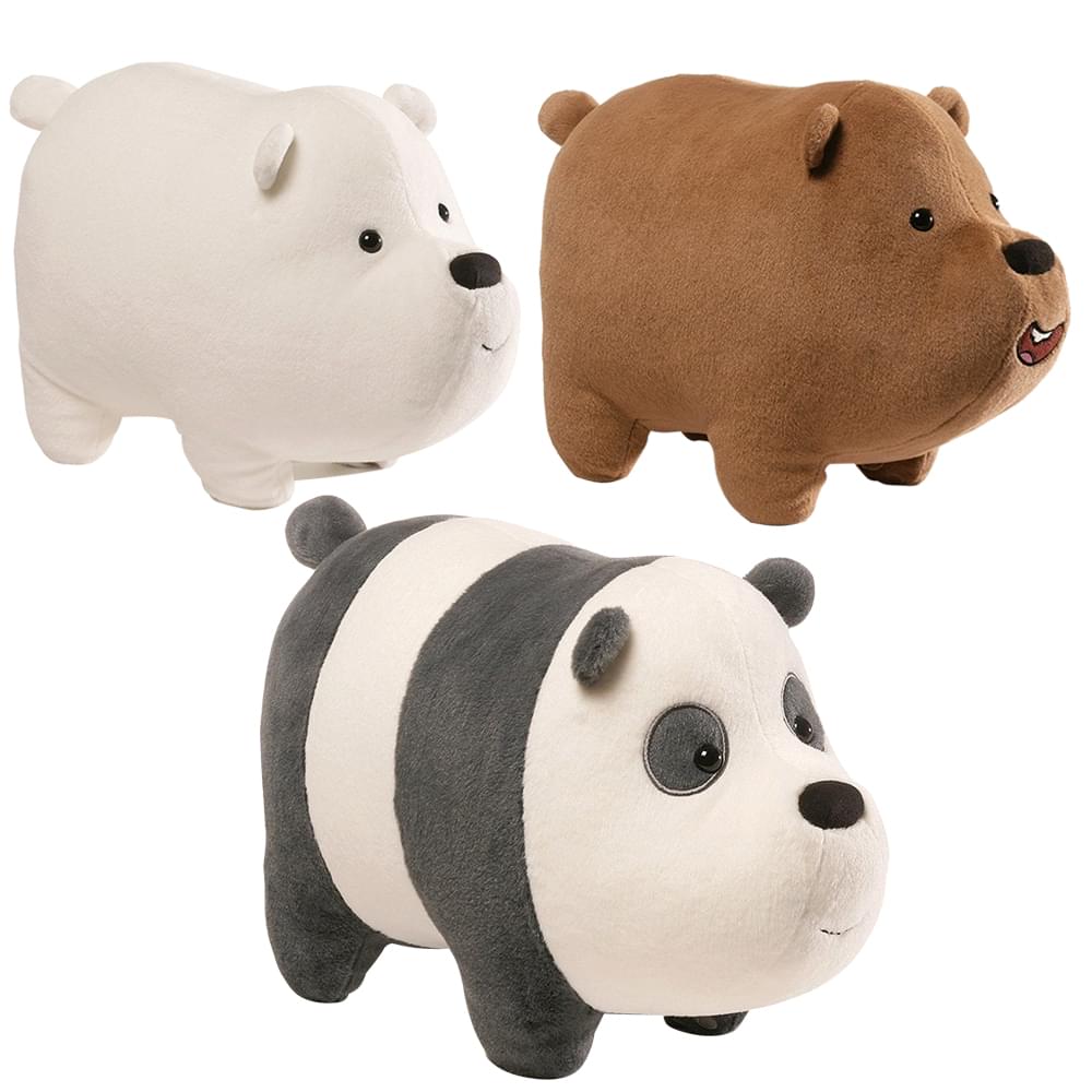 We Bare Bears 12" Plush, Set of 3