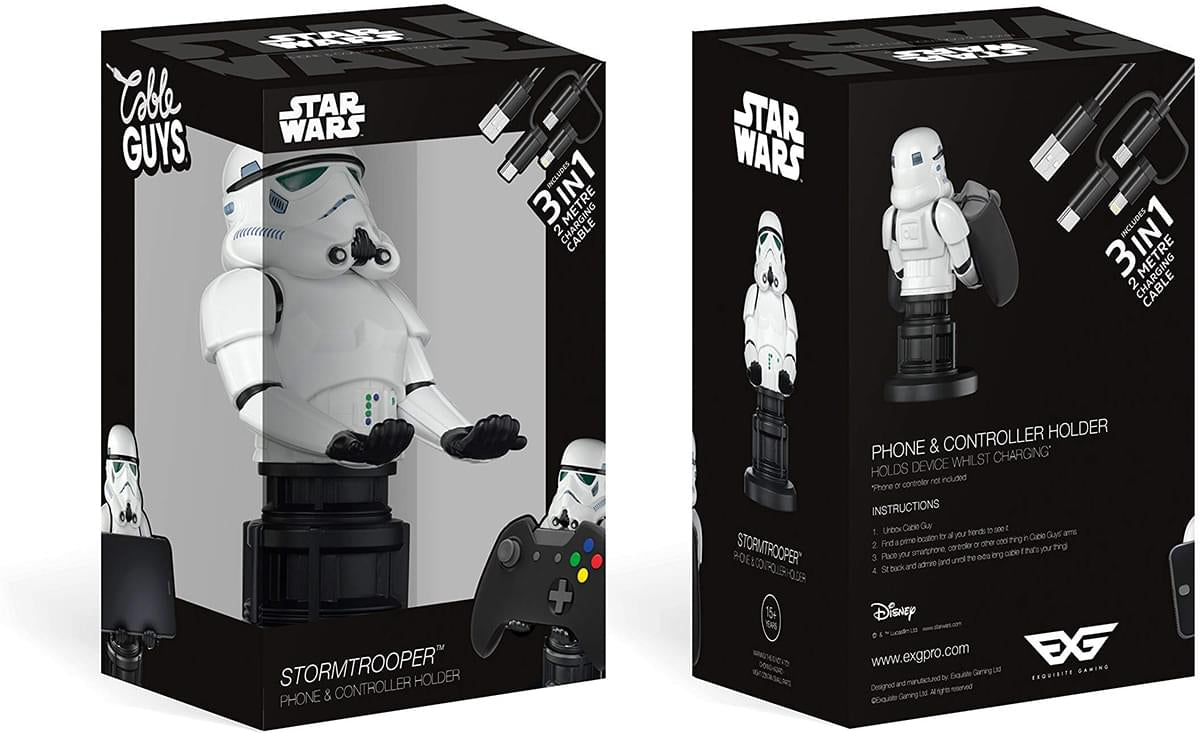 Star Wars Cable Guys Stormtrooper 8-Inch Phone & Controller Holder