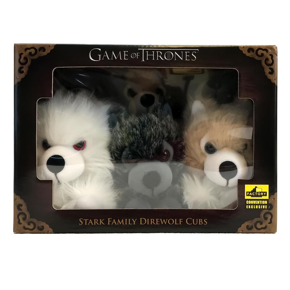Game of Thrones Exclusive 6-Inch Plush Direwolf Prone Cub 6-Pack
