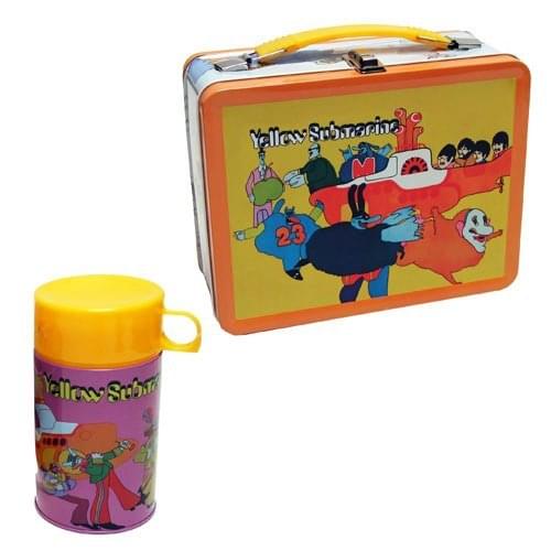 The Beatles Yellow Submarine Retro Metal Lunchbox with Thermos