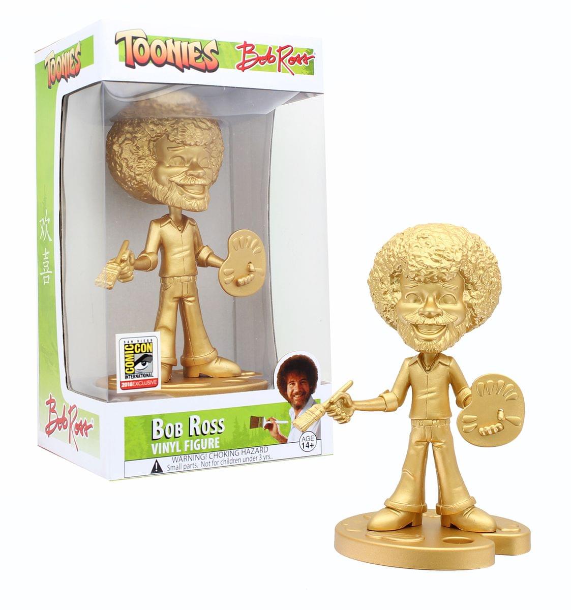 Bob Ross Toonies 6.5 Inch Vinyl Figure Collectible Set Of 3