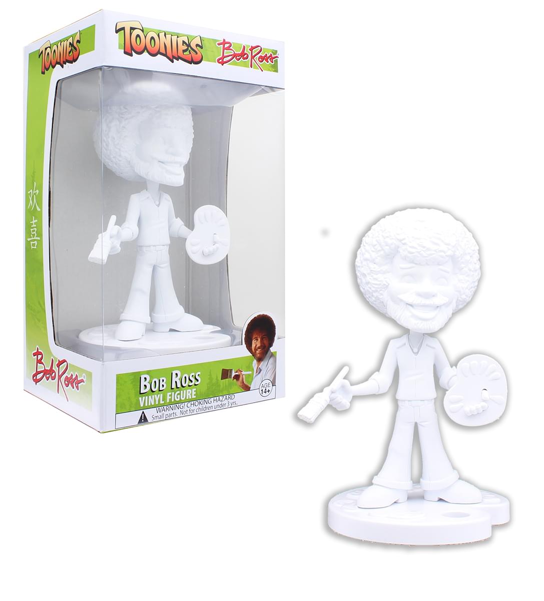 Bob Ross Toonies 6.5 Inch Vinyl Figure Collectible Set Of 3