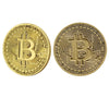 Bitcoin Gold and Bronze Plated Commemorative Collector's Coin Set of 2