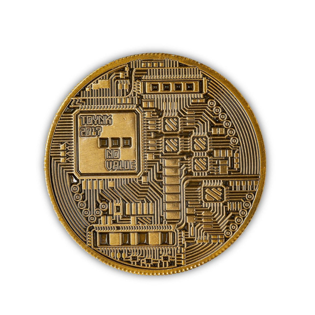 Bronze Bitcoin Commemorative Collector Physical Medallion Coin