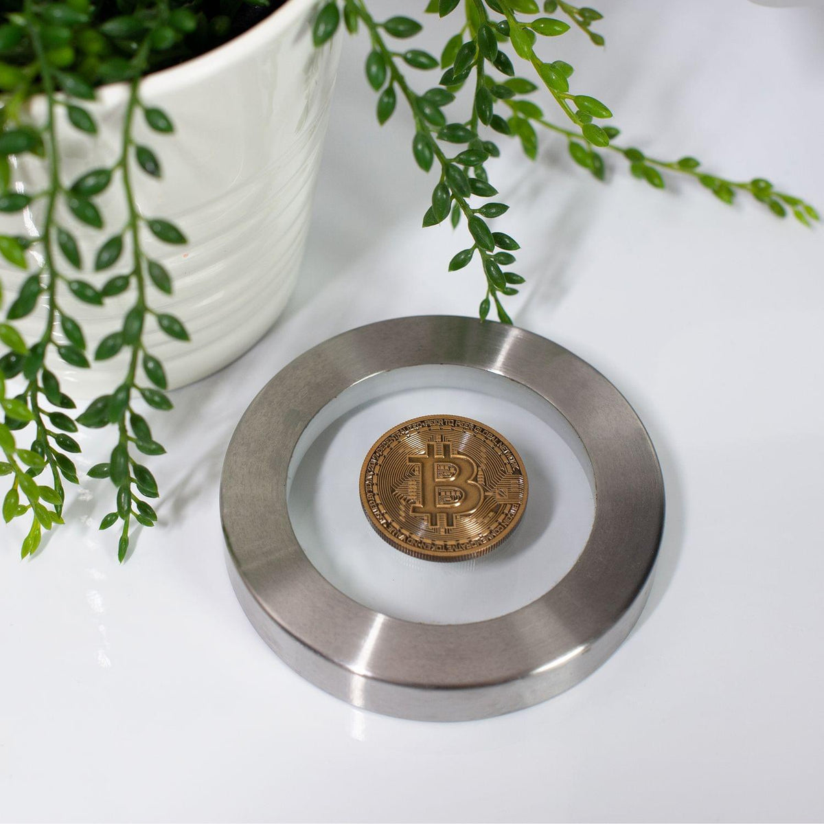 Bronze Bitcoin Commemorative Collector Physical Medallion Coin