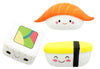 Sushi Foam Squishy Toys Set of 3: Salmon Nigiri, Tamago Egg and Maki Roll