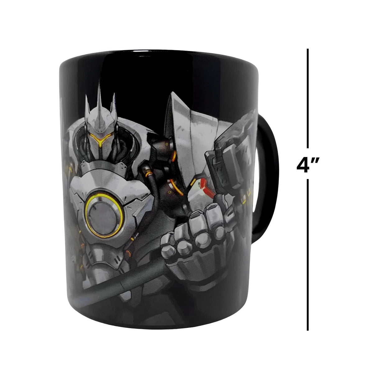 Overwatch Ceramic Coffee Mug with Reinhardt Battle Ready
