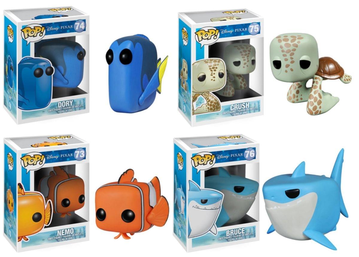 Finding Nemo Pop Disney Vinyl Figure Set Of 4