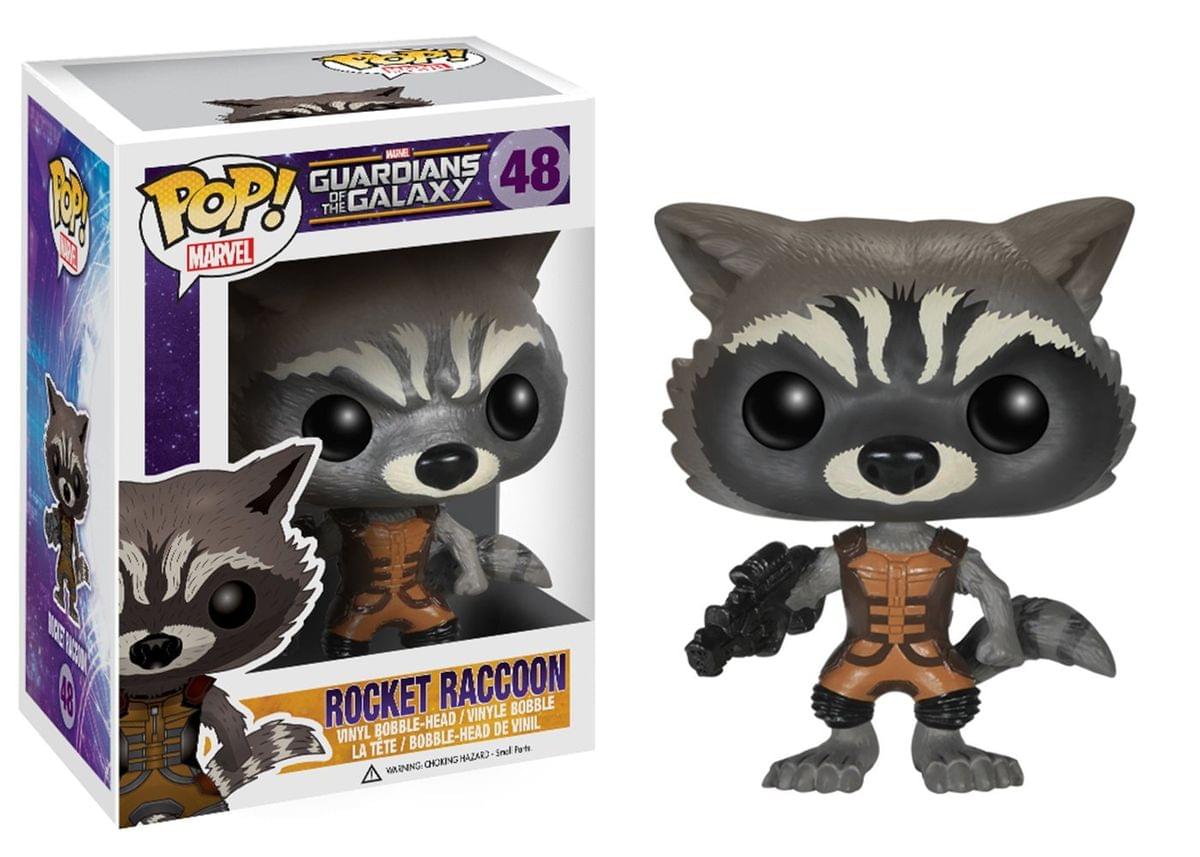 Guardians of the Galaxy Funko Pop Marvel Vinyl Bobble Head Rocket Raccoon