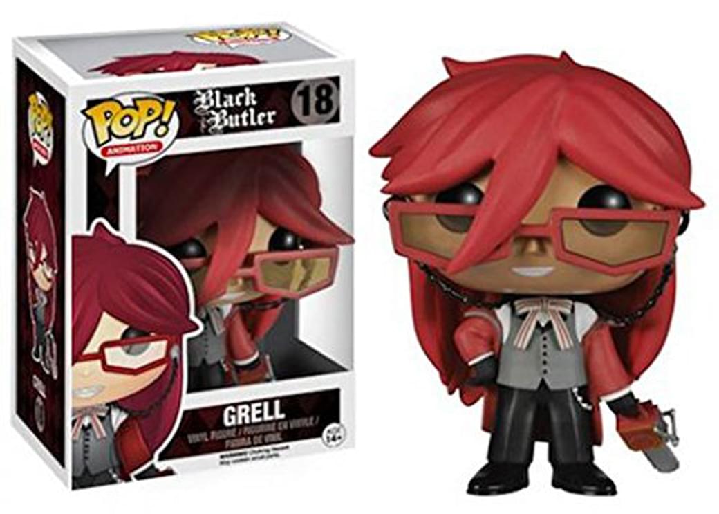 Grell Figure Black Butler Funko POP Vinyl Figure: Grell - ToynkDownUnder