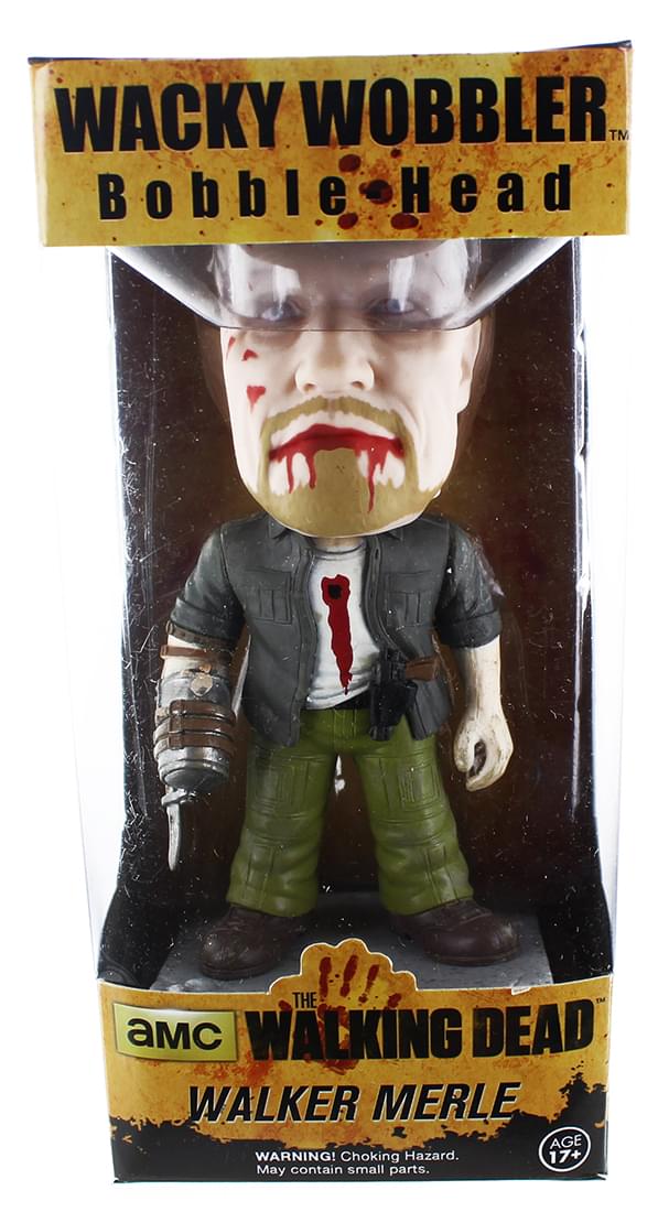 The Walking Dead Wacky Wobbler Bobble Head Zombie Merle