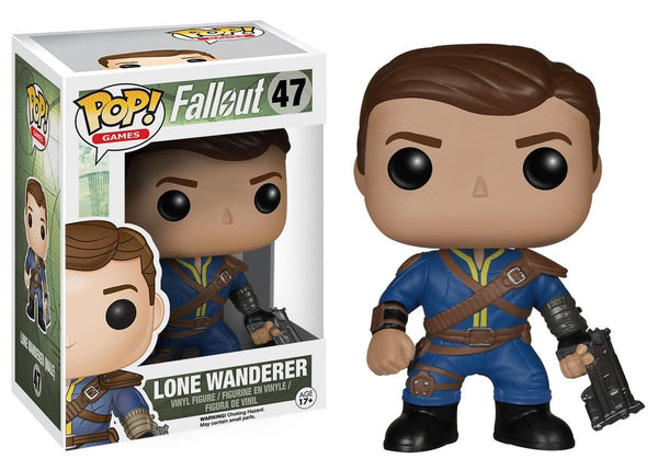 Fallout Funko POP Vinyl Figure Bundle: Lone Wanderer (Male & Female)