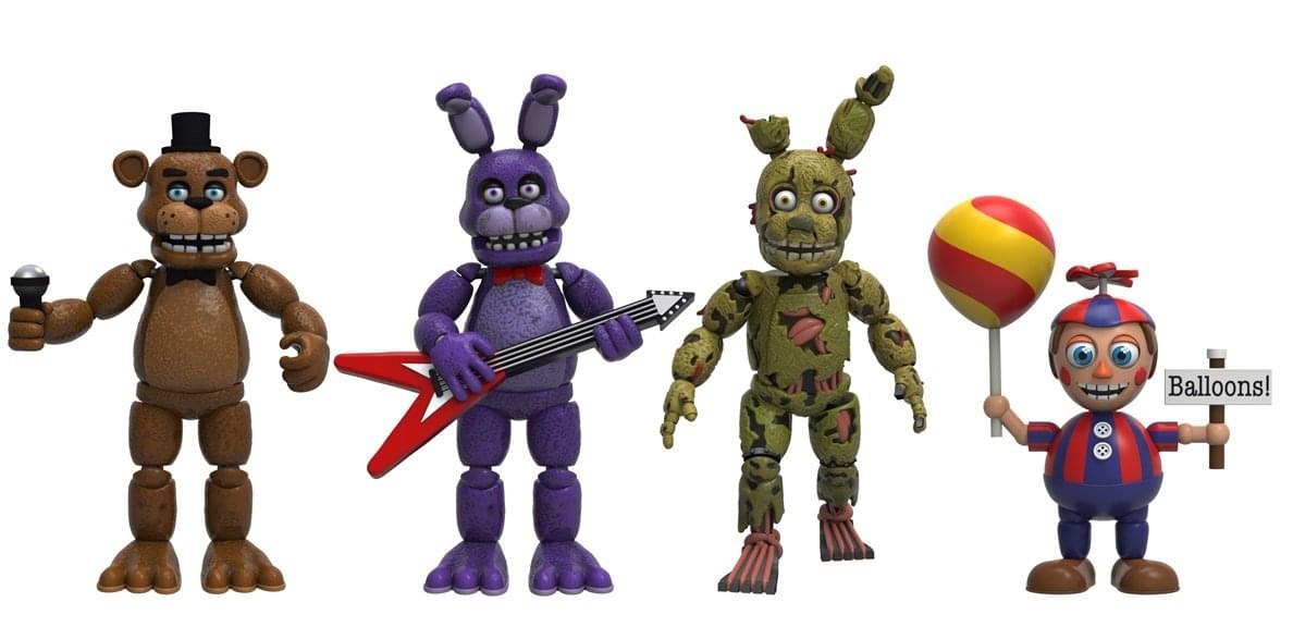 Fnaf series 4 action 2024 figures