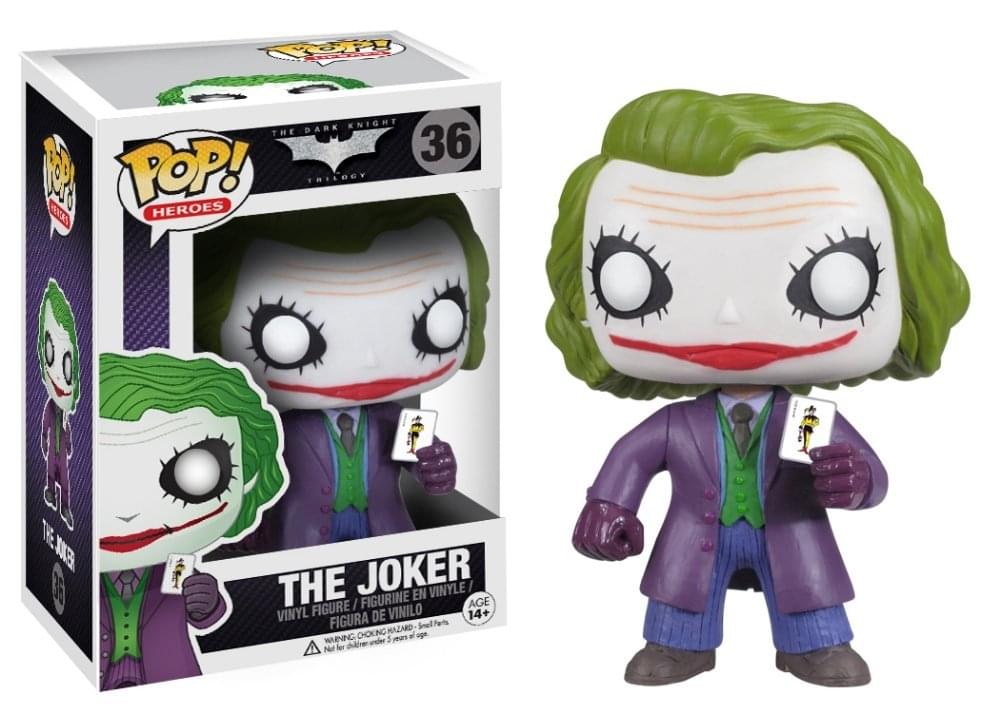 The Dark Knight Pop Heroes The Joker Vinyl Figure by Funko